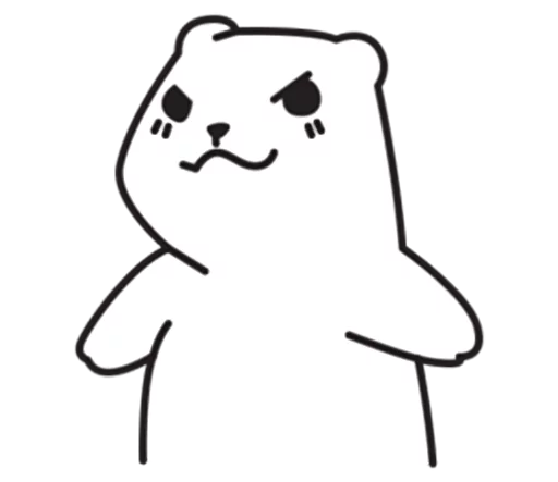 😏 Стикер «Mu Bear» для Telegram