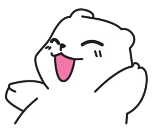 😄 Стикер «Mu Bear» для Telegram