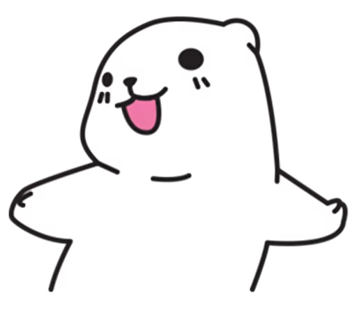😄 Стикер «Mu Bear» для Telegram