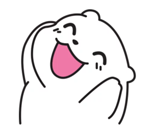 😄 Стикер «Mu Bear» для Telegram