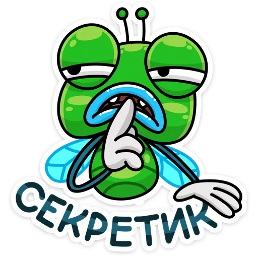 🤫 Стикер «Мухаха» для Telegram