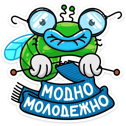👵 Стикер «Мухаха» для Telegram