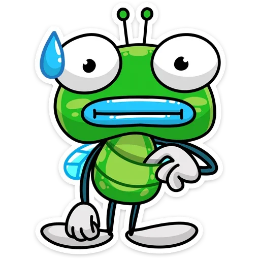 😰 Стикер «Мухаха» для Telegram