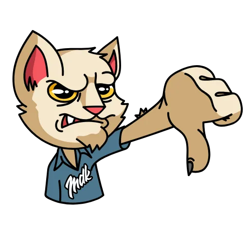 🤪 Стикер «Мудакот» для Telegram