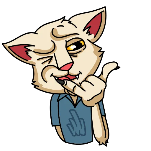 🤪 Стикер «Мудакот» для Telegram