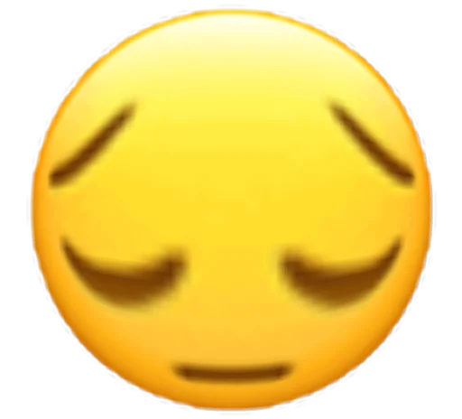😔 Стикер «Муд стикеры» для Telegram