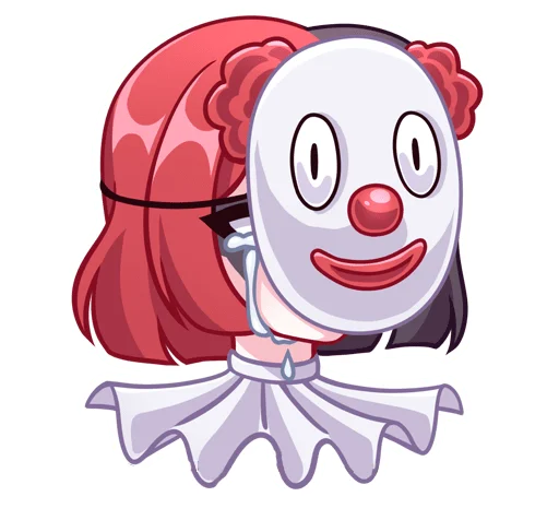 🤡 Стикер «Маф без надписей» для Telegram