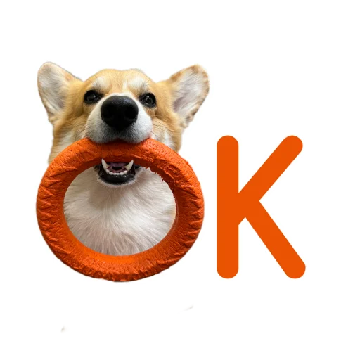 👌 Стикер «Маффин корги» для Telegram