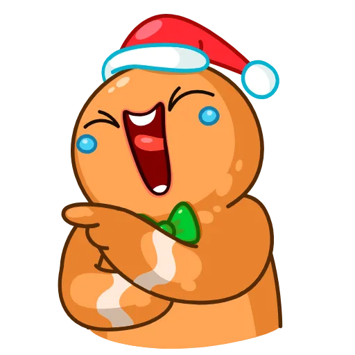 Стикерпак Gingerbread Man для Telegram