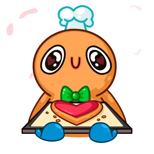 😍 Стикер «Gingerbread Man» для Telegram