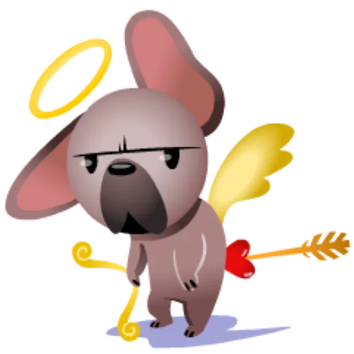👼 Стикер «Mugsy» для Telegram