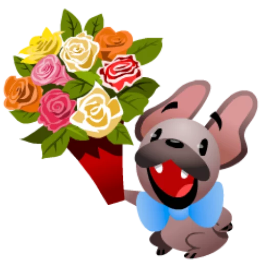 🌹 Стикер «Mugsy» для Telegram