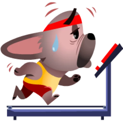 🏃 Стикер «Mugsy» для Telegram