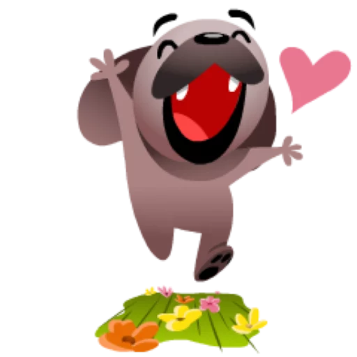❤ Стикер «Mugsy» для Telegram