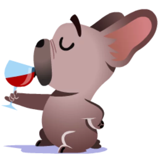 🍷 Стикер «Mugsy» для Telegram