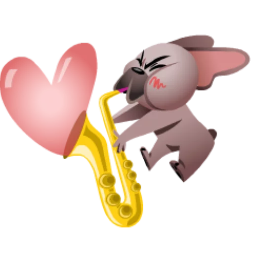 🎷 Стикер «Mugsy» для Telegram