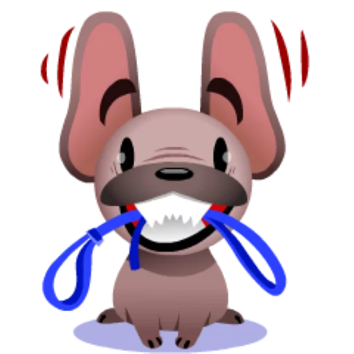🐕 Стикер «Mugsy» для Telegram