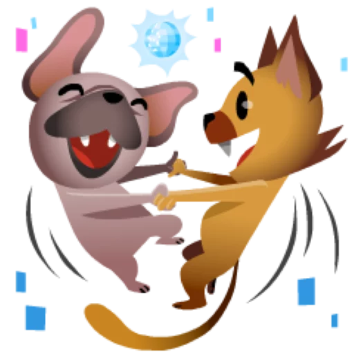 👬 Стикер «Mugsy» для Telegram
