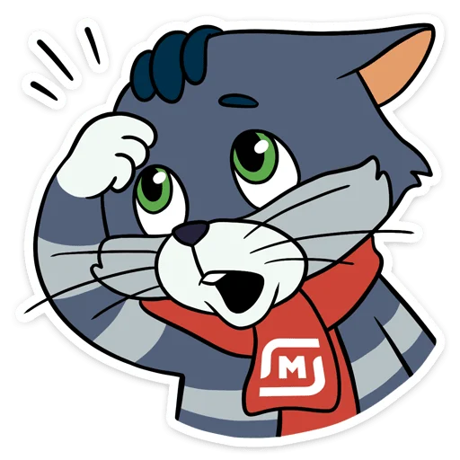 😓 Стикер «Мультяши» для Telegram