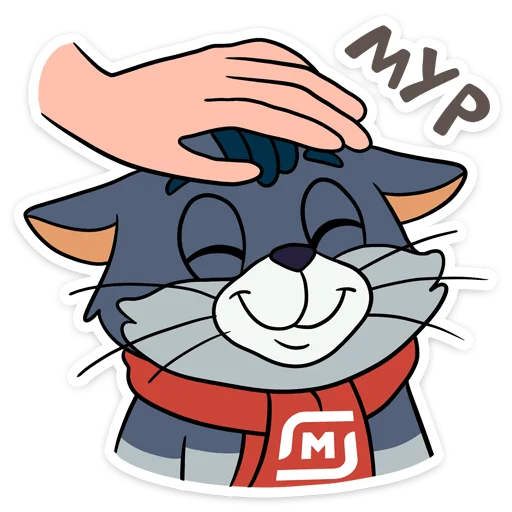 🐱 Стикер «Мультяши» для Telegram