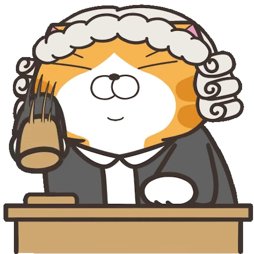 👩‍⚖️ Стикер «CAT» для Telegram