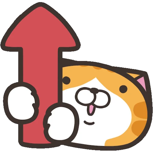 👆 Стикер «CAT» для Telegram