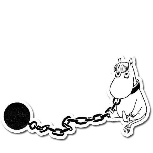 🌑 Стикер «Mumindalen» для Telegram