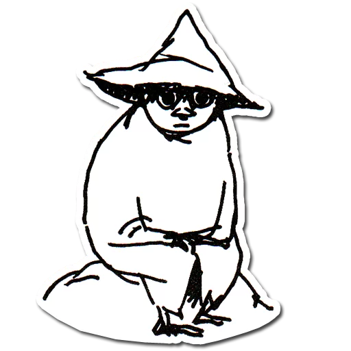 😑 Стикер «Mumindalen» для Telegram