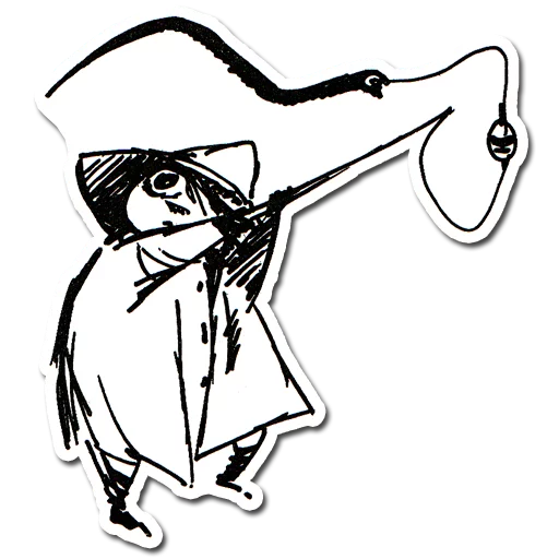🎣 Стикер «Mumindalen» для Telegram