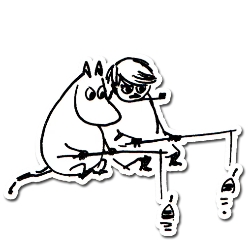 🐟 Стикер «Mumindalen» для Telegram