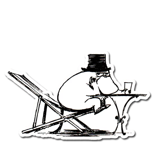 🍹 Стикер «Mumindalen» для Telegram