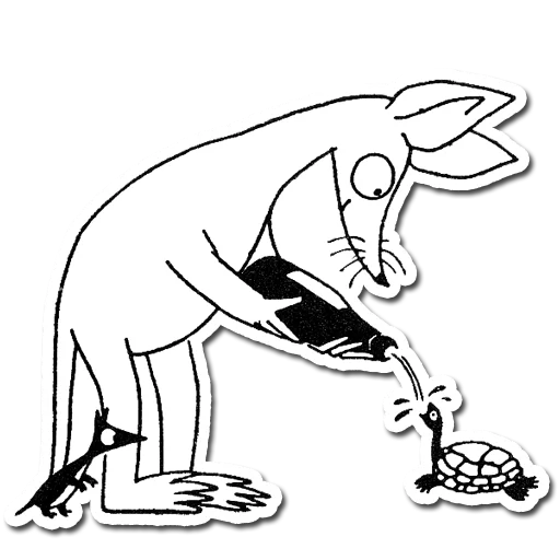 🍾 Стикер «Mumindalen» для Telegram