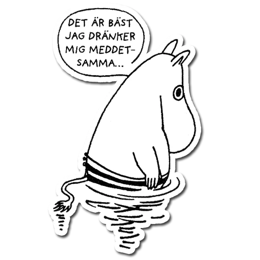 💀 Стикер «Mumindalen» для Telegram