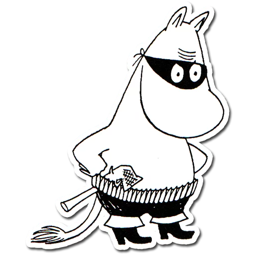 👿 Стикер «Mumindalen» для Telegram