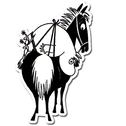 🏇 Стикер «Mumindalen» для Telegram