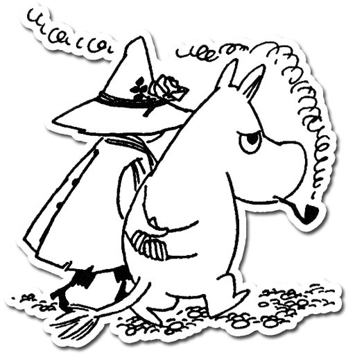 🚬 Стикер «Mumindalen» для Telegram