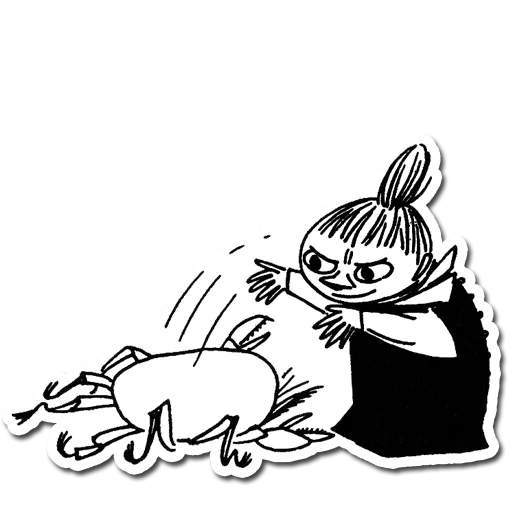 🦀 Стикер «Mumindalen» для Telegram