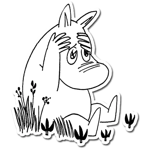 😖 Стикер «Mumindalen» для Telegram