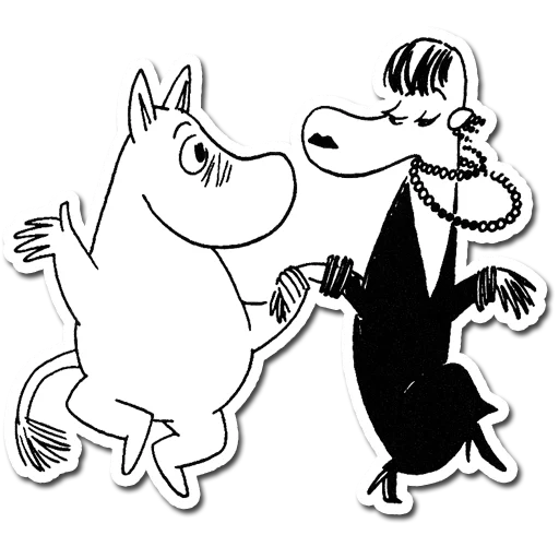 💃 Стикер «Mumindalen» для Telegram