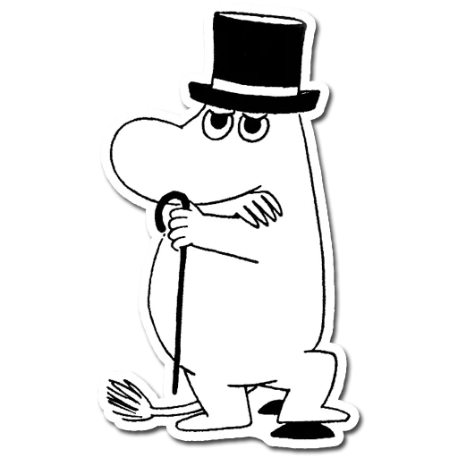 🎩 Стикер «Mumindalen» для Telegram