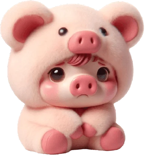 🥺 Стикер «Свинюшки медведи» для Telegram