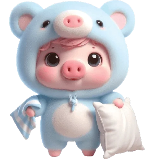 🥱 Стикер «Свинюшки медведи» для Telegram