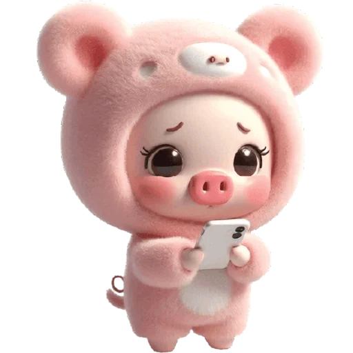 🥺 Стикер «Свинюшки медведи» для Telegram