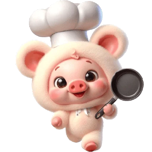 👩‍🍳 Стикер «Свинюшки медведи» для Telegram