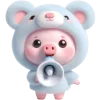 📢 Эмодзи «Свинюшки медведи» для Telegram