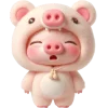 😴 Эмодзи «Свинюшки медведи» для Telegram