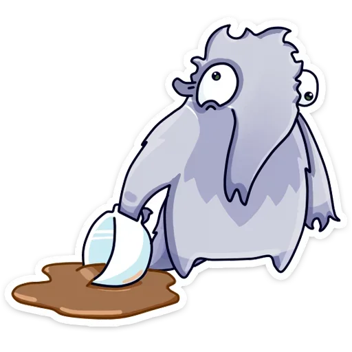 ☕ Стикер «Муравьед Мур» для Telegram