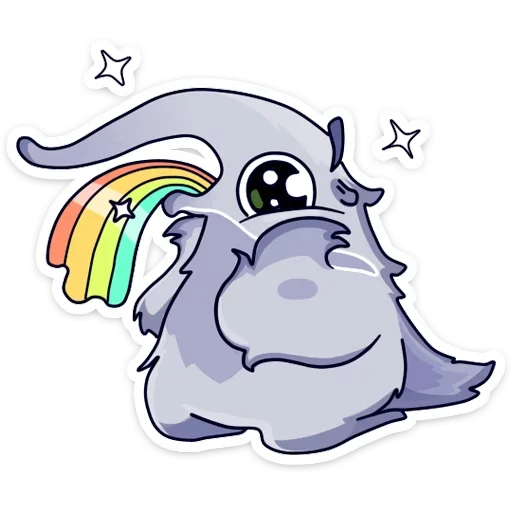 😜 Стикер «Муравьед Мур» для Telegram