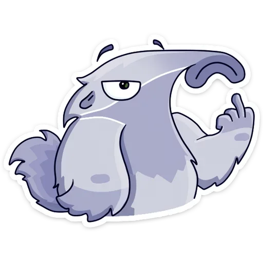 🖕 Стикер «Муравьед Мур» для Telegram