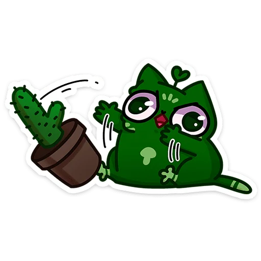 🐱 Стикер «Мурчальня» для Telegram